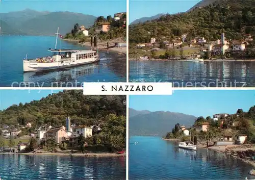 San_Nazzaro Panorama Lago Maggiore Fahrgastschiff San_Nazzaro