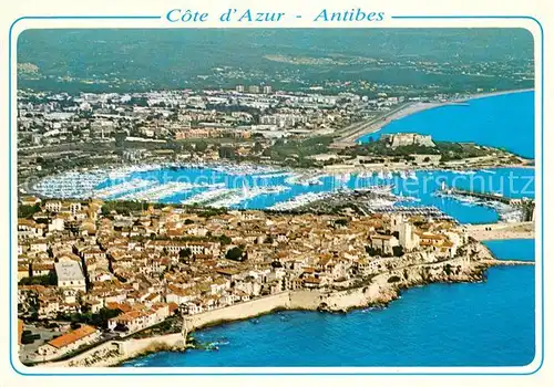 Antibes_Alpes_Maritimes La Vieille Ville Port de Plaisance Fort Carre Cote d Azur vue aerienne Antibes_Alpes_Maritimes