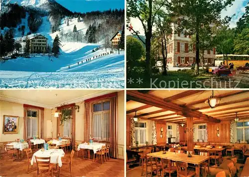 Oberbalmberg Hotel Kurhaus Restaurant Garten Winterlandschaft Alpen Oberbalmberg
