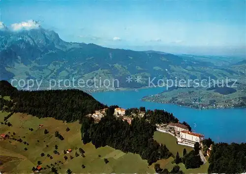 Buergenstock Berghotels mit Pilatus Vierwaldstaettersee Fliegeraufnahme Buergenstock