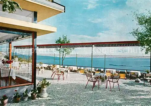 Gardone_Riviera_Lago_di_Garda Albergo San Michele Restaurant Terrasse Gardasee Gardone_Riviera