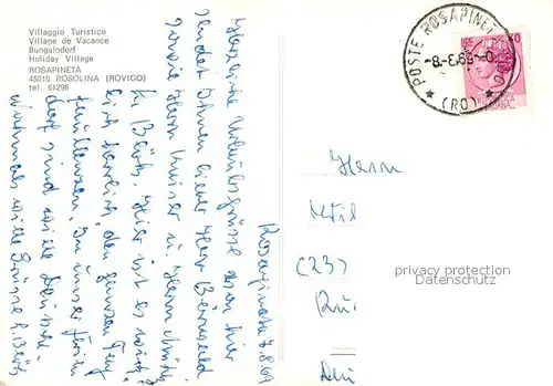 Rosapineta Villaggio Turistico Bungalows Spiaggia Rosapineta