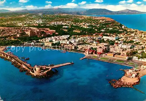 Rhodos_Rhodes_aegaeis Hafen Kuestenpanorama Fliegeraufnahme Rhodos_Rhodes_aegaeis