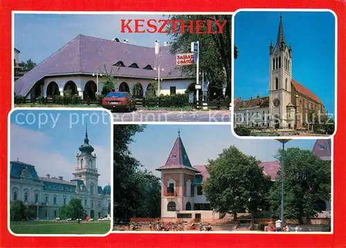 AK / Ansichtskarte Keszthely Kirche Kloster Stadtansichten Keszthely
