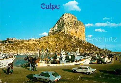 AK / Ansichtskarte Calpe Hafen Penon de Ifach Calpe