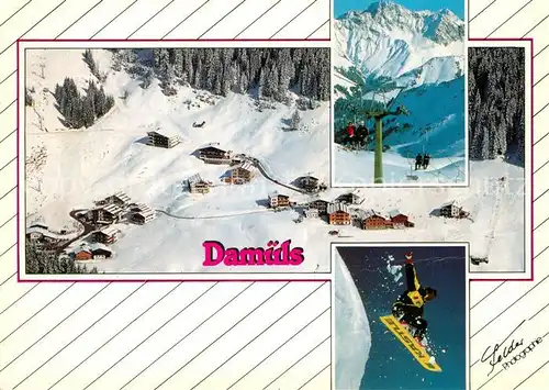 AK / Ansichtskarte Damuels_Vorarlberg Winterlandschaften Damuels Vorarlberg