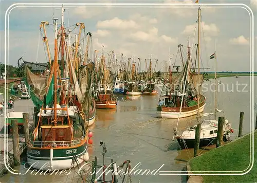 AK / Ansichtskarte Greetsiel Kutterhafen Greetsiel