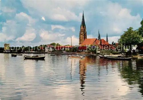 AK / Ansichtskarte Schleswig_Schlei Holm Blick auf den Dom Schleswig_Schlei
