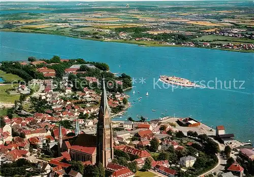 AK / Ansichtskarte Schleswig_Schlei Fliegeraufnahme Schleswig_Schlei