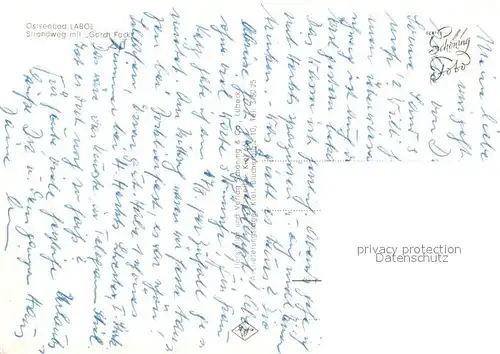 AK / Ansichtskarte Laboe Strandweg Gorch Fock Laboe