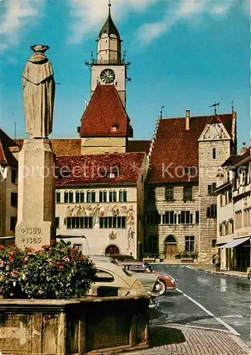 AK / Ansichtskarte ueberlingen_Bodensee Muenster Rathaus ueberlingen Bodensee