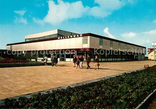 AK / Ansichtskarte St_Peter Ording Meerwasser Wellen Schwimmbad St_Peter Ording
