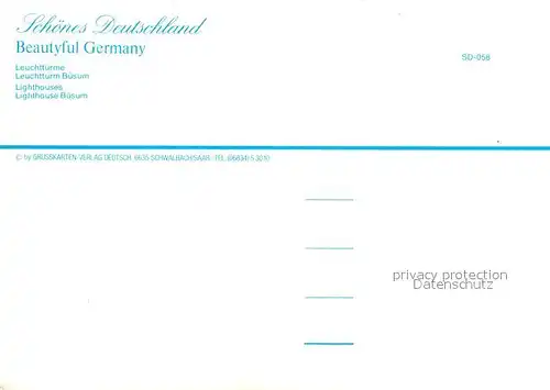 AK / Ansichtskarte Buesum_Nordseebad Leuchtturm Buesum_Nordseebad