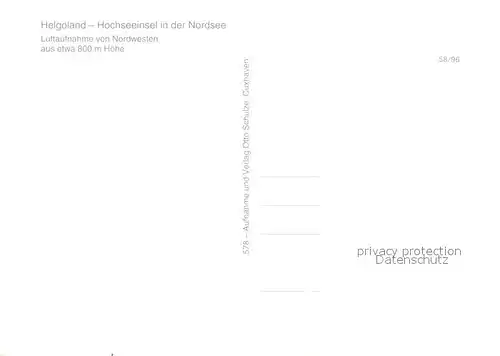 AK / Ansichtskarte Helgoland Fliegeraufnahme Helgoland