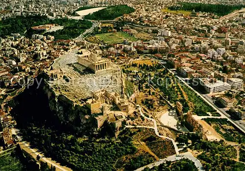 AK / Ansichtskarte Athen Fliegeraufnahme Akropolis Athen