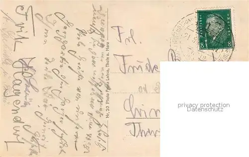 AK / Ansichtskarte Bodetal_Harz Rosstrappenfelsen mit Koenigsruhe Bodetal Harz