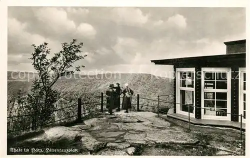AK / Ansichtskarte Thale_Harz Hexentanzplatz Thale_Harz