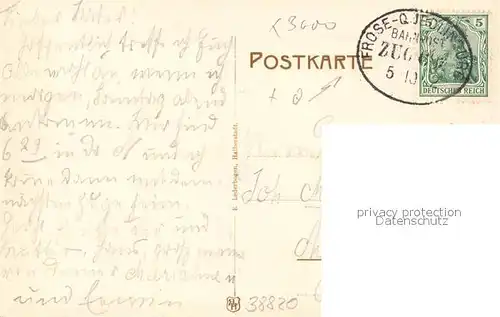 AK / Ansichtskarte Halberstadt Rathaus Ostseite Halberstadt