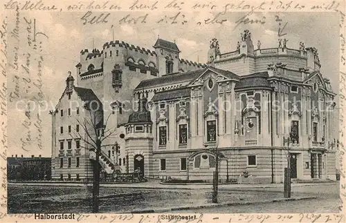 AK / Ansichtskarte Halberstadt Stadttheater Halberstadt