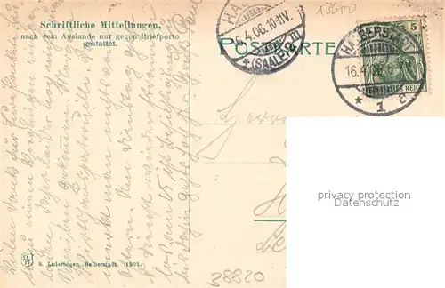 AK / Ansichtskarte Halberstadt Stadttheater Halberstadt