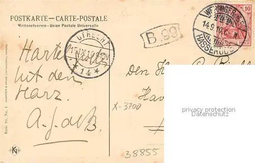 AK / Ansichtskarte Wernigerode_Harz Eingang ins Bodetal Wernigerode Harz