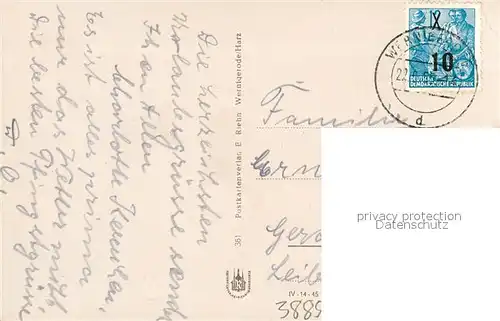 AK / Ansichtskarte Wernigerode_Harz Fliegeraufnahme mit Harburg Wernigerode Harz