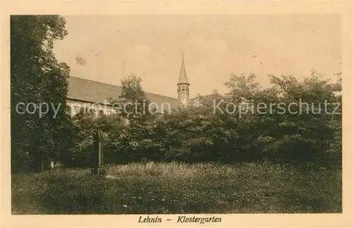 AK / Ansichtskarte Lehnin Klostergarten Lehnin