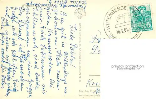 AK / Ansichtskarte Wittenberg_Lutherstadt Rathaus Wittenberg_Lutherstadt