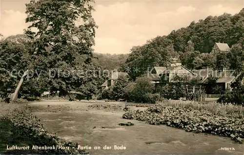 AK / Ansichtskarte Altenbrak_Harz Partie an der Bode Altenbrak Harz