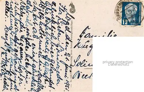 AK / Ansichtskarte Wernigerode_Harz Blick auf Hasserode Wernigerode Harz