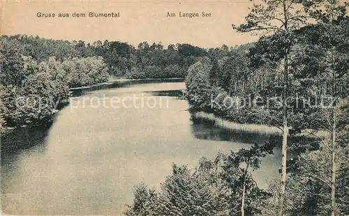 AK / Ansichtskarte Berlin Am Langen See im Blumental Berlin