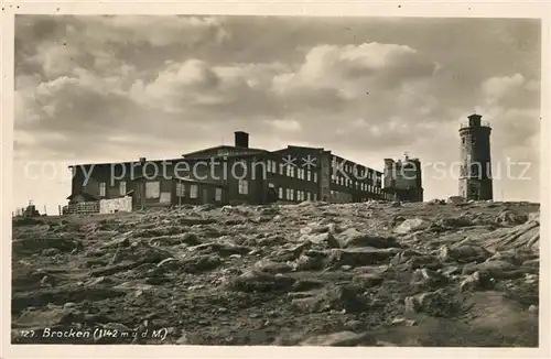 AK / Ansichtskarte Brocken_Harz Brocken Hotel Brocken Harz