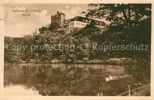 AK / Ansichtskarte Ballenstedt Schloss Ballenstedt