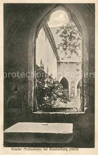 AK / Ansichtskarte Blankenburg_Harz Kloster Michaelstein Blankenburg_Harz