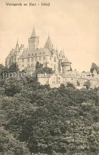 AK / Ansichtskarte Wernigerode_Harz Schloss Wernigerode Harz