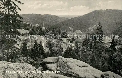 AK / Ansichtskarte Schierke_Harz Blick von der Vaupels Klippe Schierke Harz