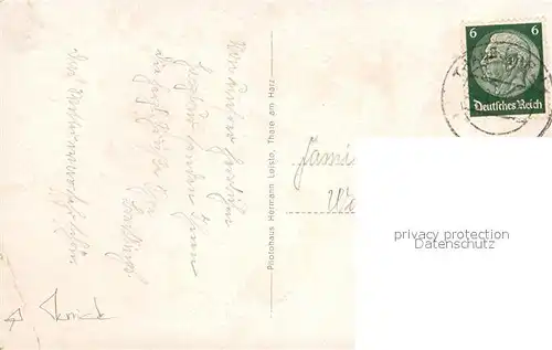 AK / Ansichtskarte Thale_Harz Bodetal unter der Schurre Thale_Harz