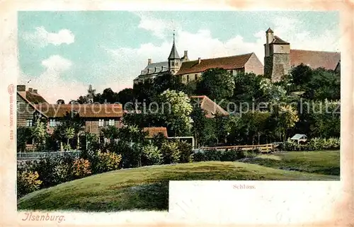 AK / Ansichtskarte Ilsenburg_Harz Schloss Ilsenburg Harz