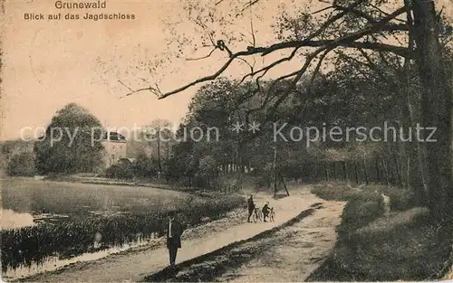 AK / Ansichtskarte Grunewald_Berlin Jagdschloss am Schlachtensee Grunewald Berlin