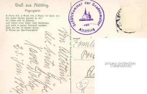 AK / Ansichtskarte Altoetting Prozession um den Kapellplatz  Altoetting