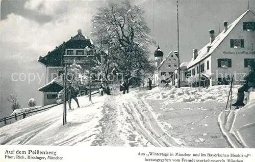 AK / Ansichtskarte Peissenberg Winteridyll Peissenberg