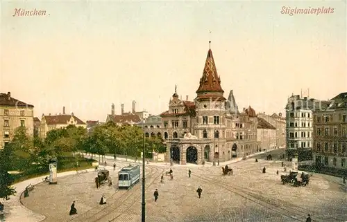 AK / Ansichtskarte Muenchen Stiglmaierplatz Muenchen