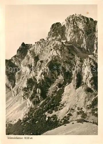 AK / Ansichtskarte Wendelstein_Berg mit Wendelsteinhaus Wendelstein_Berg