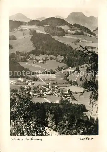 AK / Ansichtskarte Sachrang_Chiemgau Fliegeraufnahme Sachrang Chiemgau
