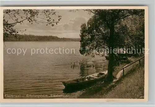 AK / Ansichtskarte Fischerwall_Gransee Erholungsheim Elisabethruh Fischerwall Gransee