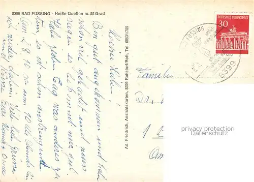 AK / Ansichtskarte Fuessing_Bad Thermalbad Fuessing_Bad