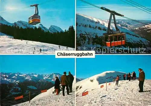 AK / Ansichtskarte Iltios_Schwendi Unterwasser Luftseilbahn Chaeserrugg Winter Iltios Schwendi