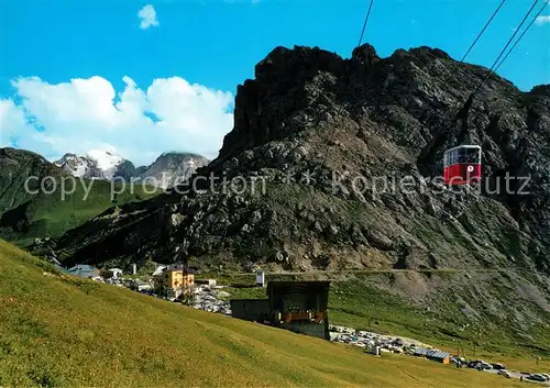 AK / Ansichtskarte Passo_Pordoi Seilbahn  Passo Pordoi