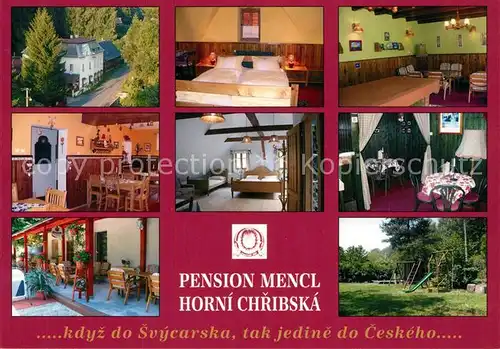 AK / Ansichtskarte Chribska Pension Mencl Chribska