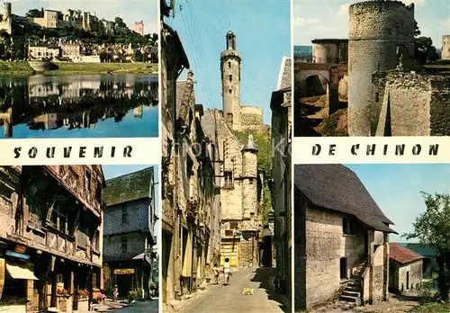 AK / Ansichtskarte Chinon_Indre_et_Loire En Touraine Chinon_Indre_et_Loire